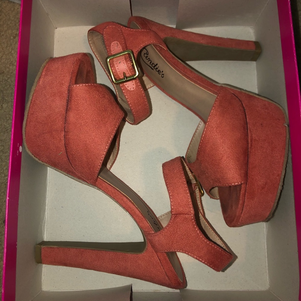 Candie’s Coral Heels